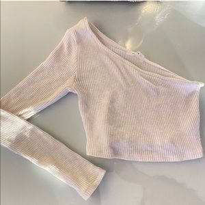 White Half Sleeve Top 🤍